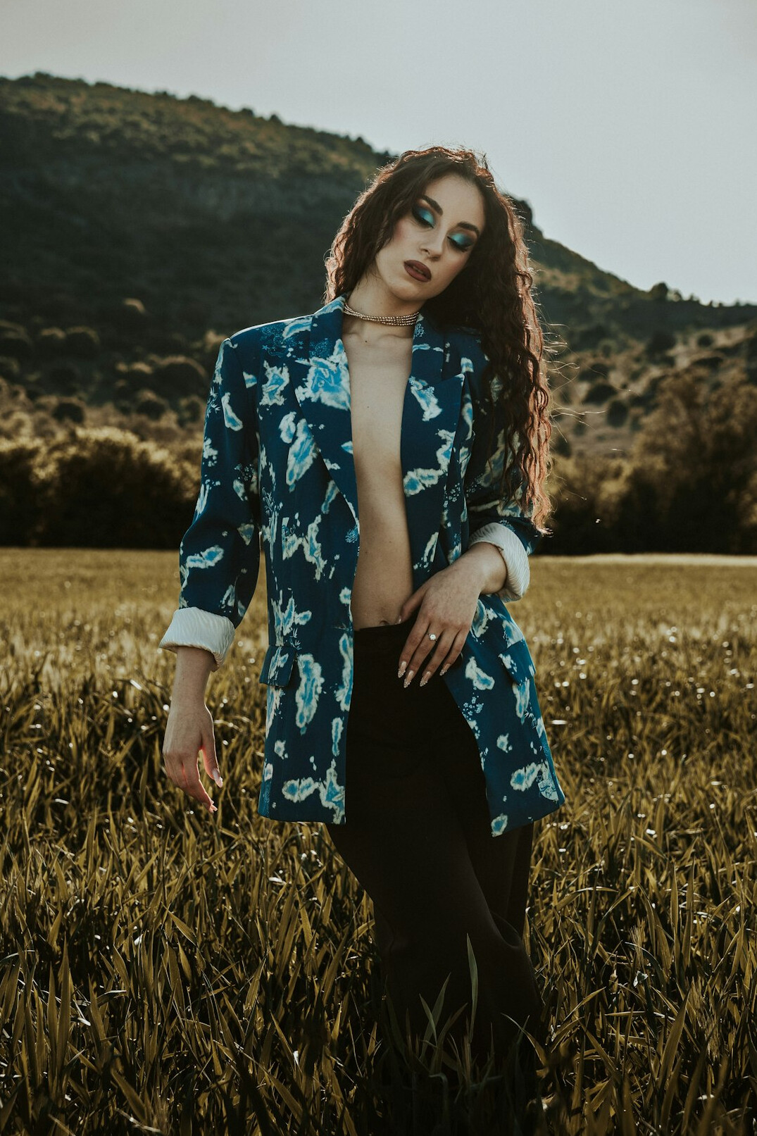 Portrait of a confident woman in a blazer