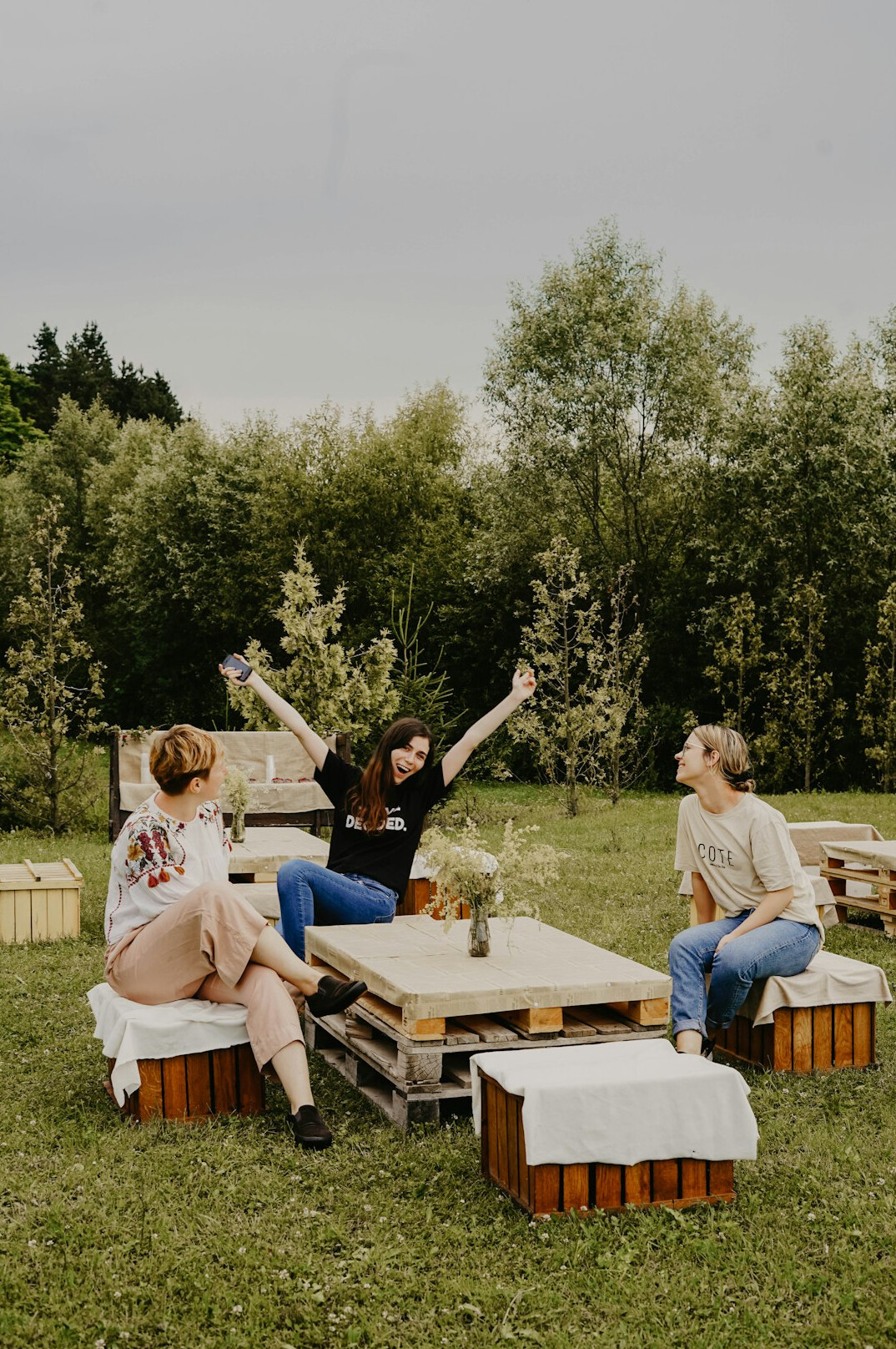 Group of adults collaborating around a table