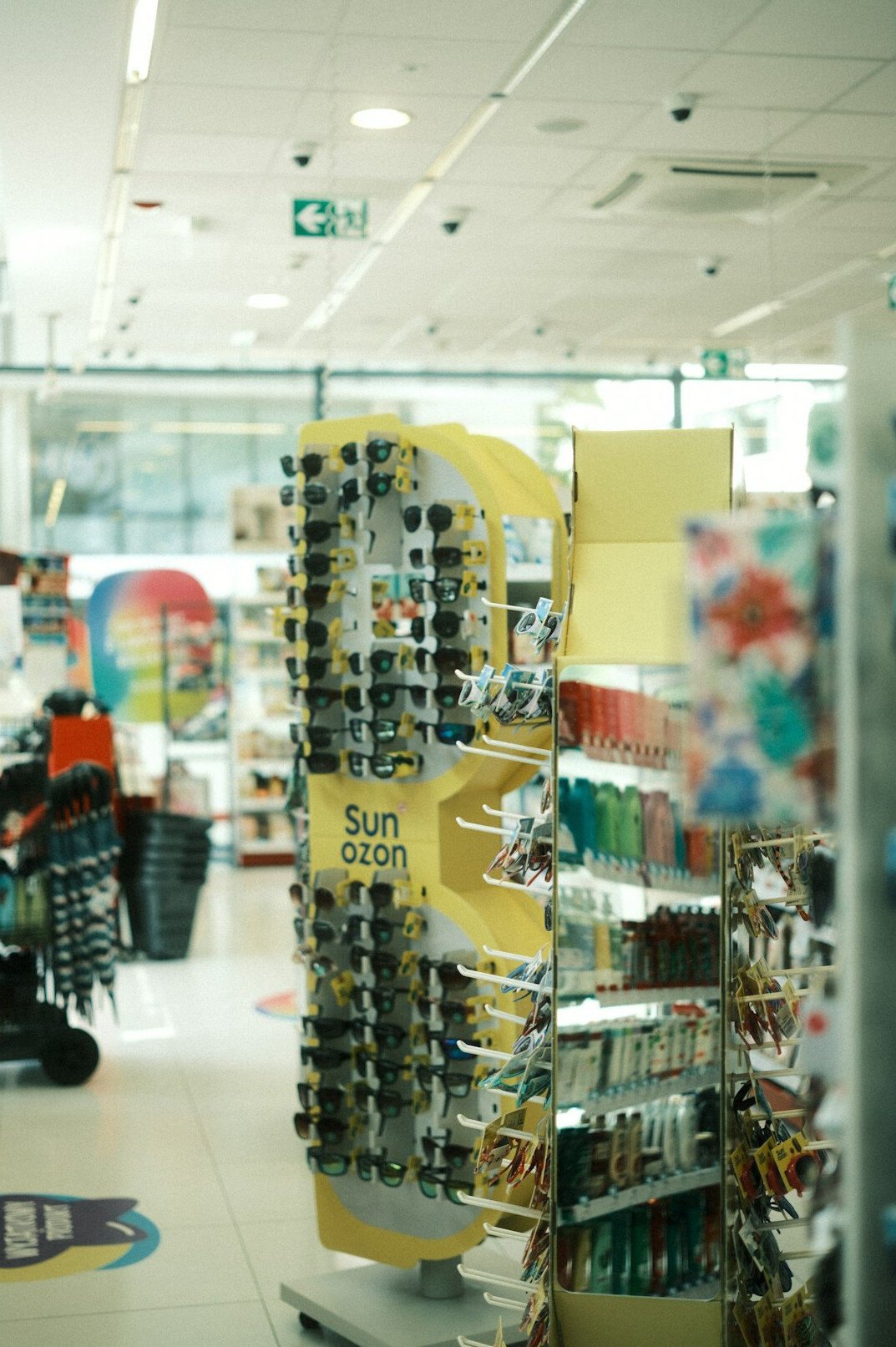 detective examining store footage