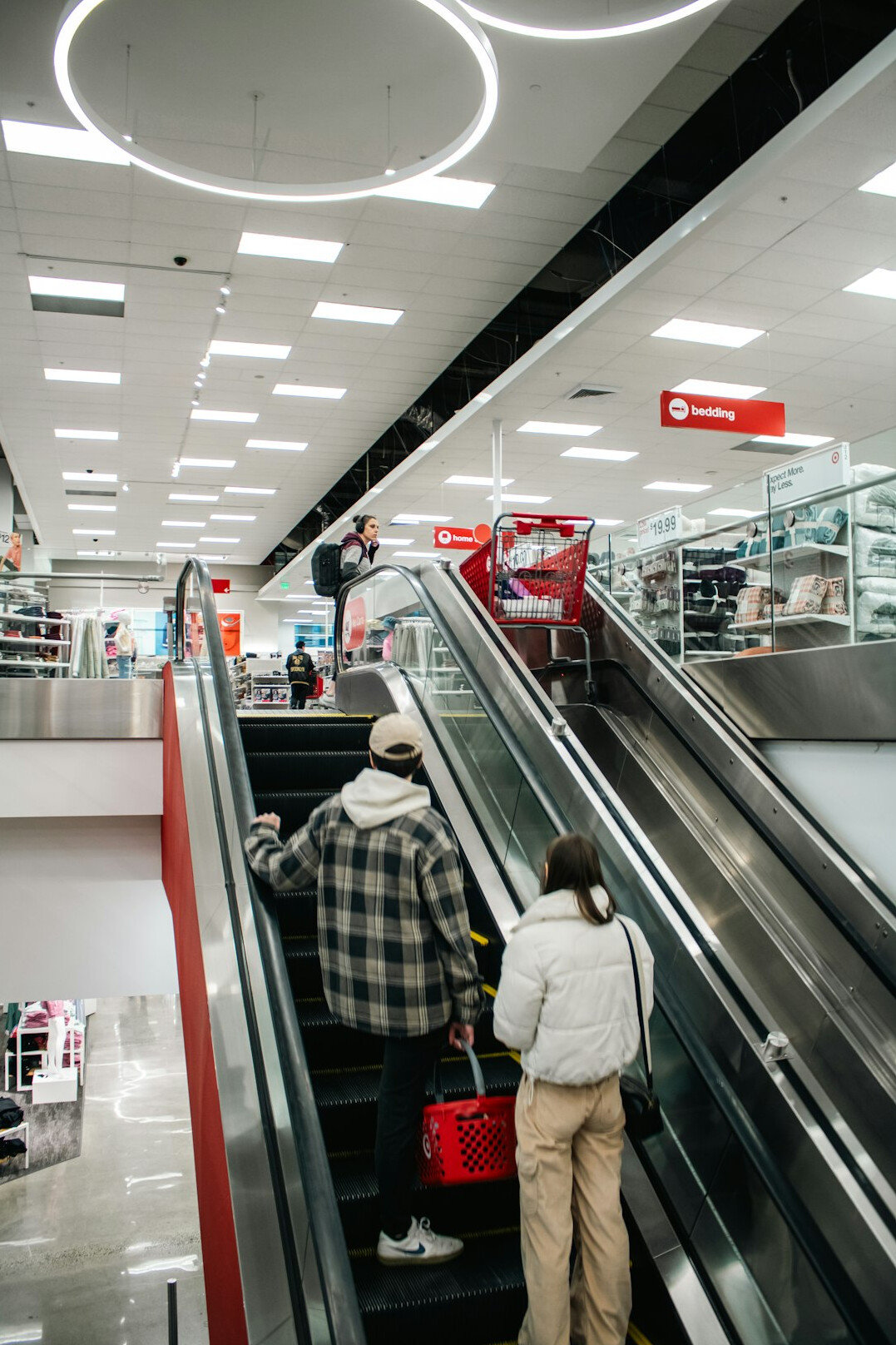 store detective monitoring customers